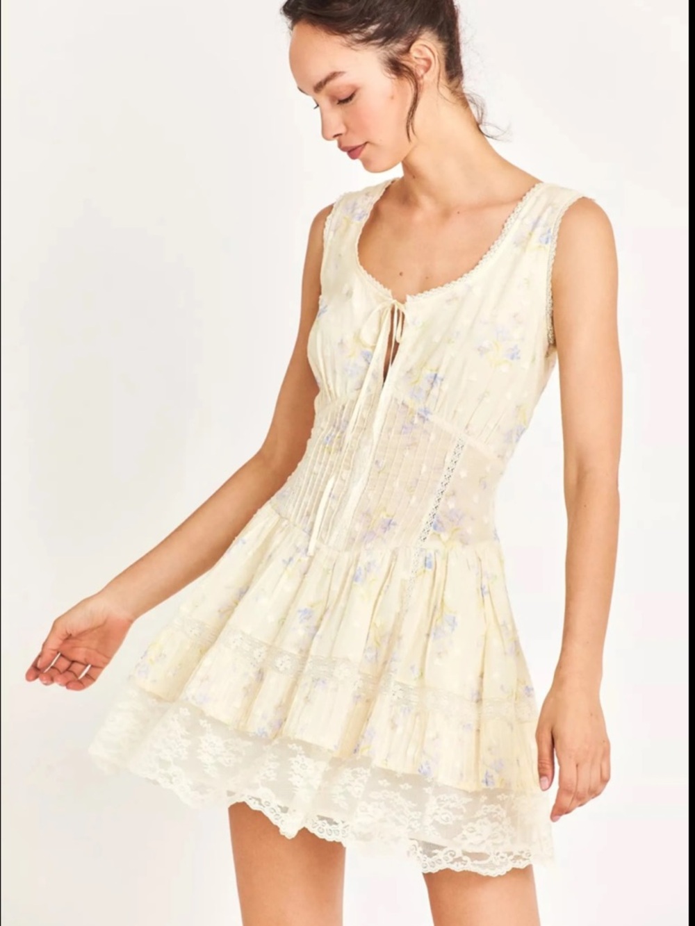 LoveShackFancy Cerrone Mini Dress
